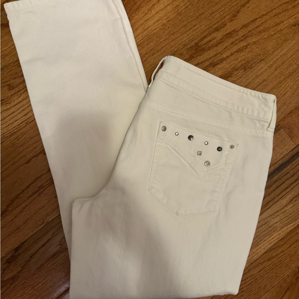 Women's Cream Jeans